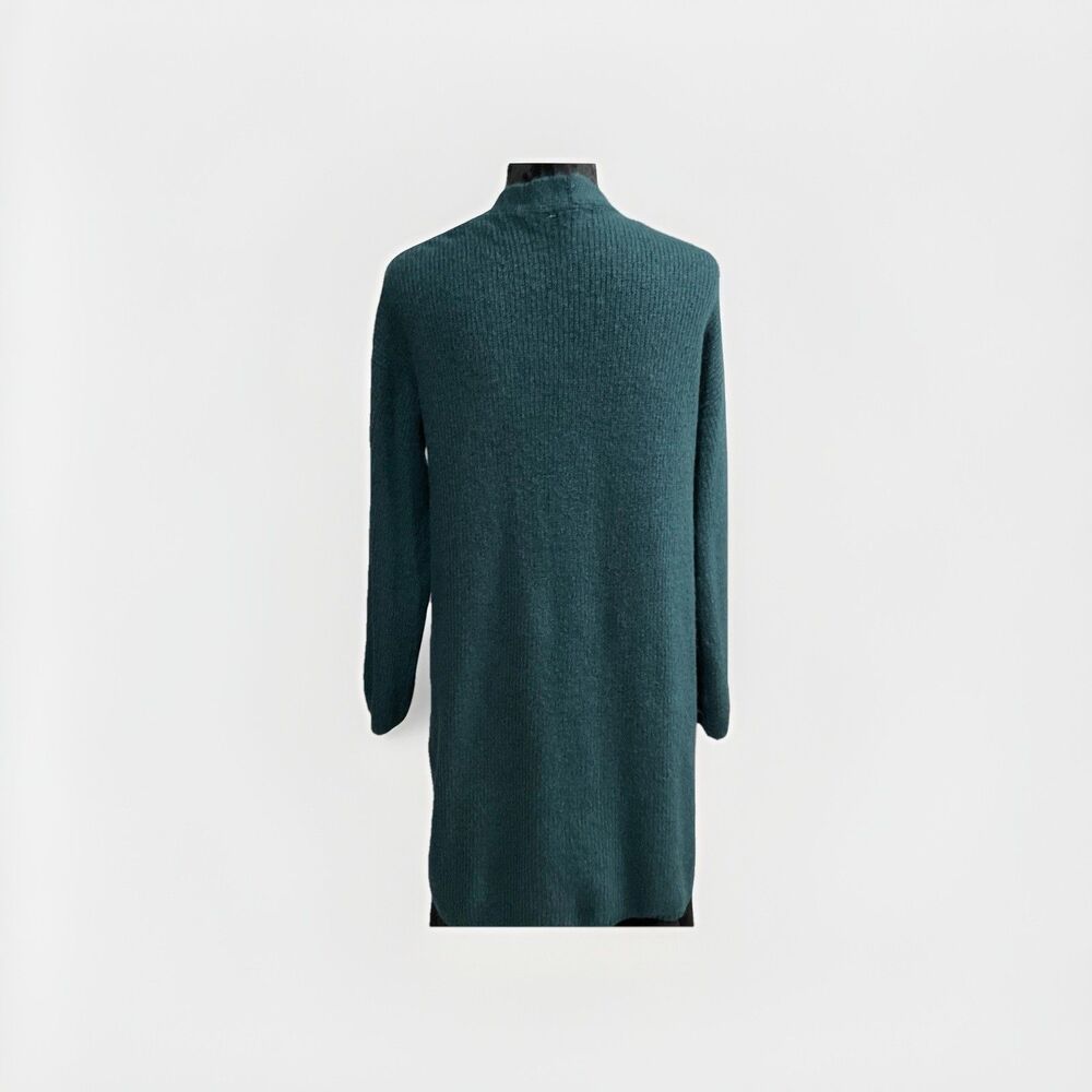 Time & Tru Women Pocket Rib Duster Cardigan - Picture 5 of 11